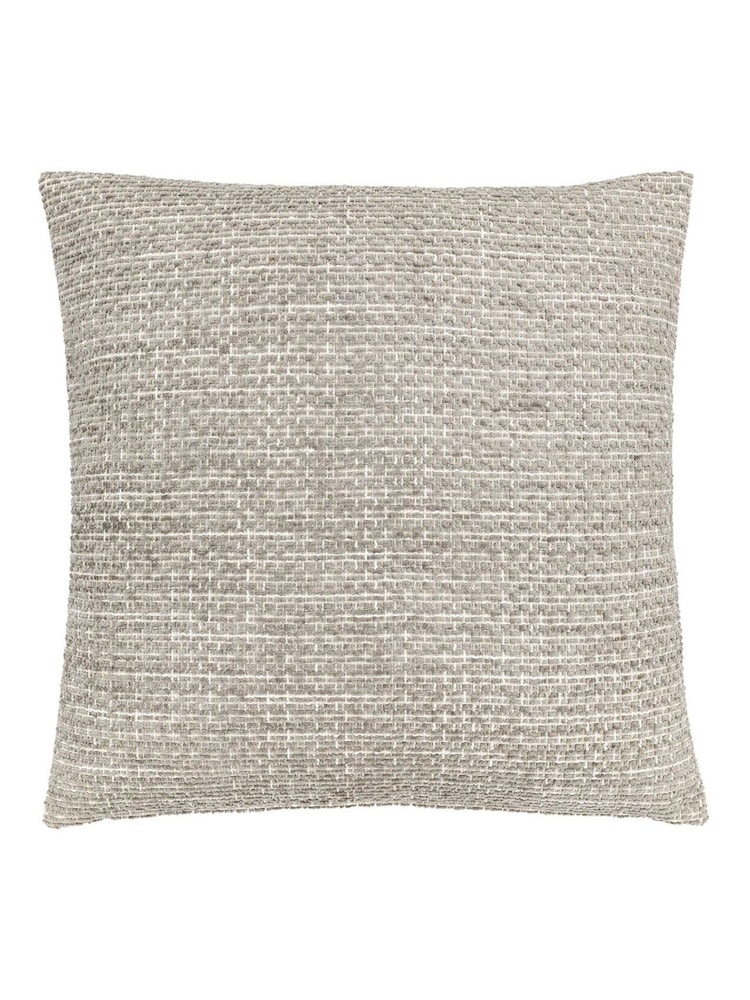 Gallery Home Neutral Chenille Cushion - Image 1 of 3 Gallery Home Neutral Chenille Cushion - Image 1 of 3