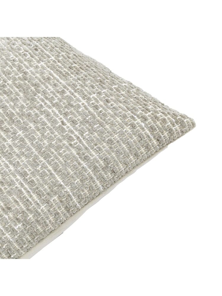 Gallery Home Neutral Chenille Cushion - Image 2 of 3 Gallery Home Neutral Chenille Cushion - Image 2 of 3