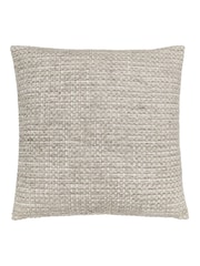 Gallery Home Neutral Chenille Cushion - Image 5 of 7