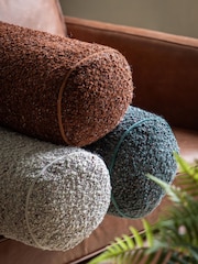 Gallery Home Grey Boucle Bolster Cushion - Image 3 of 4