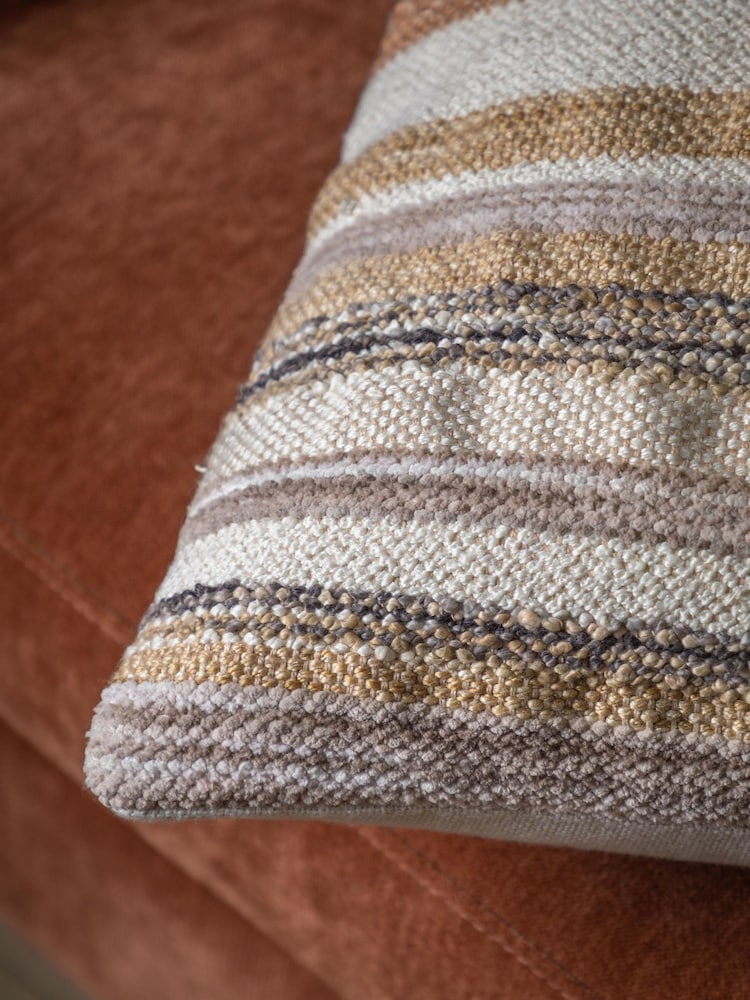 Gallery Home Natural Horizontal Stripe Cushion - Image 2 of 4 Gallery Home Natural Horizontal Stripe Cushion - Image 2 of 4