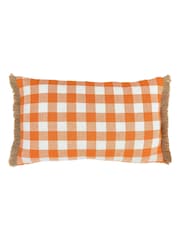 Gallery Home Orange Embroidered Snuggle Up Cushion - Image 2 of 2
