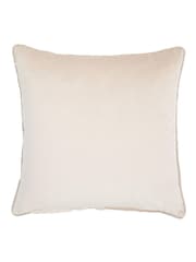 Gallery Home Brown Thistle Embroidered Cushion - Image 4 of 4