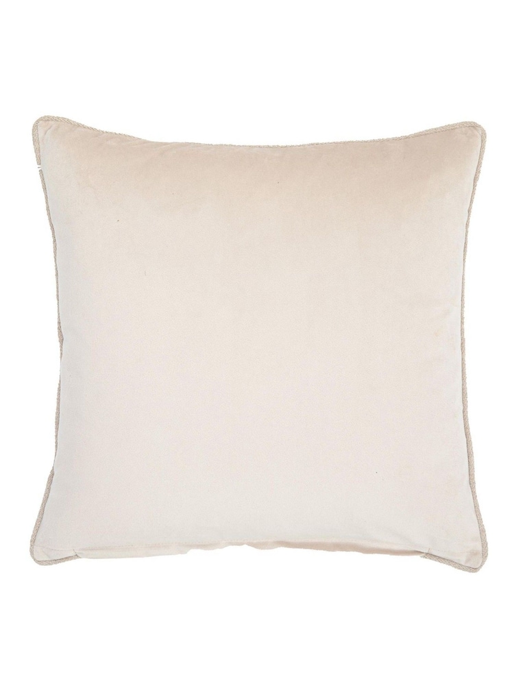 Gallery Home Brown Thistle Embroidered Cushion - Image 4 of 4 Gallery Home Brown Thistle Embroidered Cushion - Image 4 of 4