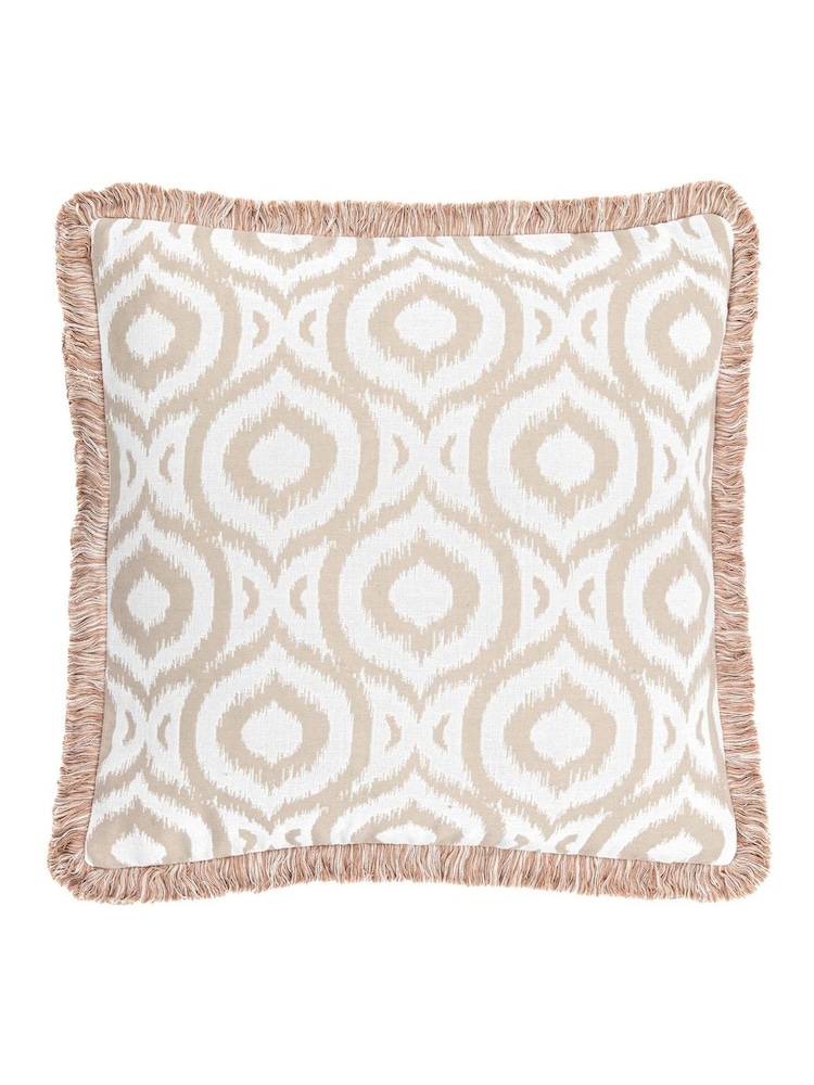Gallery Home Multicoloure Abstract Fringe Cushion - Image 1 of 4