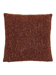 Gallery Home Orange Boucle Knife Edge Cushion - Image 4 of 4