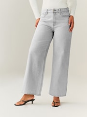 Grey Hourglass Wide Leg Jeans - Image 4 of 8
