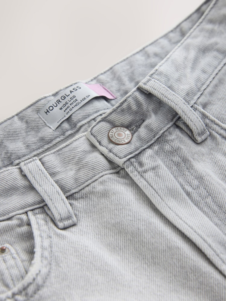 Grey Hourglass Wide Leg Jeans - Image 8 of 8