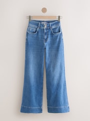 Mid Blue High Rise Stretch Wide Leg Hourglass Jeans - Image 6 of 8