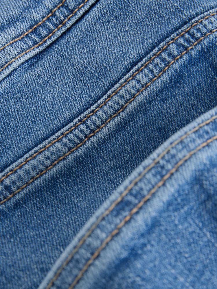 Mid Blue High Rise Stretch Wide Leg Hourglass Jeans - Image 8 of 8