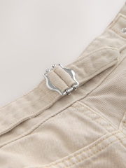 Stone Boyfriend Hourglass Wide Leg Mid Rise Turn Up Jeans - Image 2 of 3