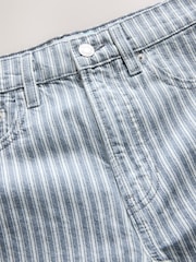 Grey Striped Column Mom Jeans - Image 7 of 9