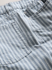 Grey Striped Column Mom Jeans - Image 8 of 9