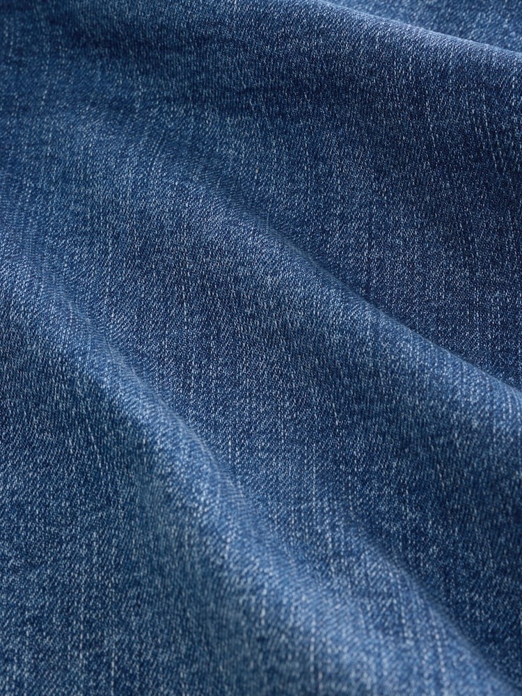 Azul medio - Cropped Straight Leg Jeans - Imagen 9 de 9