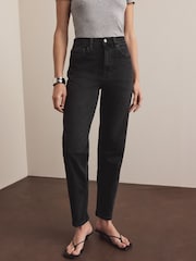 Washed Black Mom Comfort Stretch Column Jeans - Image 2 of 8