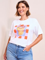 Friends Like These Spicy Margarita Curve Graphic Print T-Shirt - Image 3 of 4