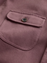 Mauve Pink Garment Dyed Chore Jacket - Image 11 of 11