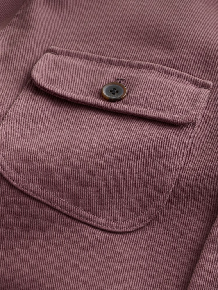 Mauve Pink Garment Dyed Chore Jacket - Image 5 of 5 Mauve Pink Garment Dyed Chore Jacket - Image 5 of 5