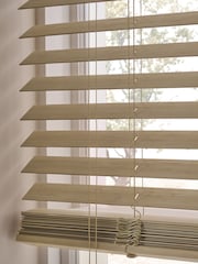 Light Brown 50mm Slat Bamboo Venetian Blind - Image 4 of 5