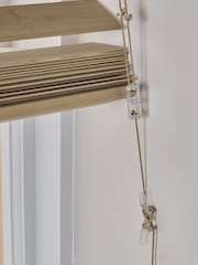 Light Brown 50mm Slat Bamboo Venetian Blind - Image 5 of 5