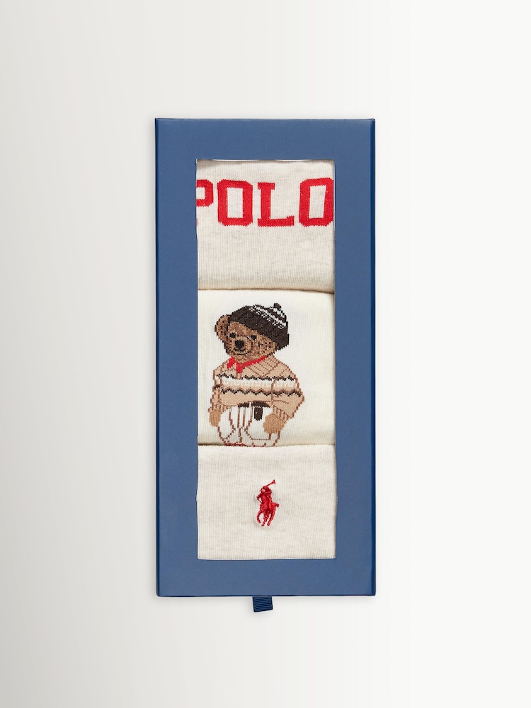 Polo Ralph Lauren Cream Bci Combed Cotton Colorado Bear Gift Box - Image 2 of 2 Polo Ralph Lauren Cream Bci Combed Cotton Colorado Bear Gift Box - Image 2 of 2