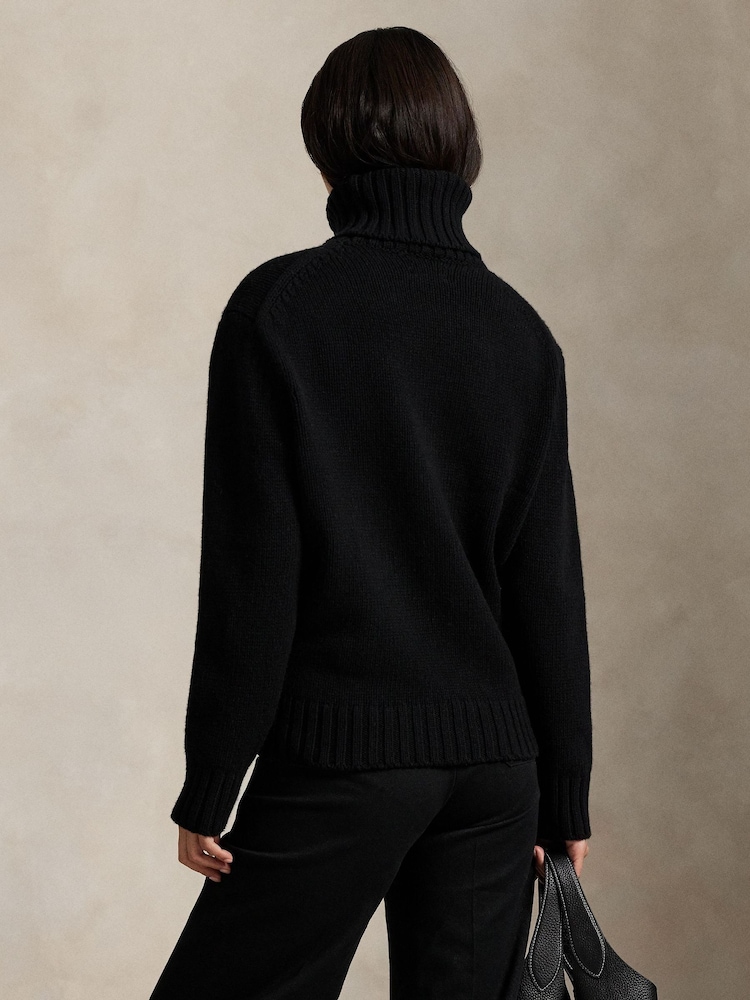 Polo Ralph Lauren Black Sweater Pullover Jumper - Image 2 of 7