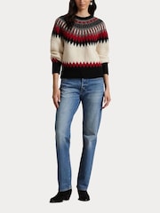 Polo Ralph Lauren Cream Pullover Jumper - Image 4 of 7