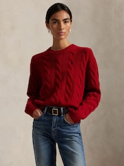 Polo Ralph Lauren Red Pullover Jumper - Image 1 of 6