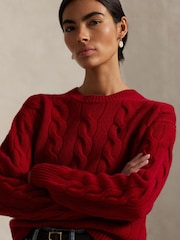 Polo Ralph Lauren Red Pullover Jumper - Image 5 of 6