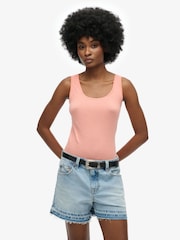 Superdry Pink Studios Lightweight Racer Vest Top - Image 2 of 6