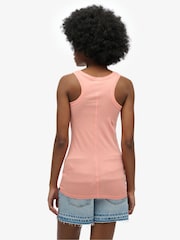 Superdry Pink Studios Lightweight Racer Vest Top - Image 3 of 6