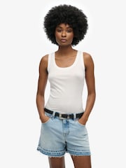 Superdry White Studios Lightweight Racer Vest Top - Image 2 of 6