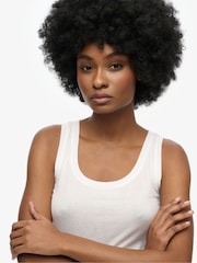 Superdry White Studios Lightweight Racer Vest Top - Image 4 of 6