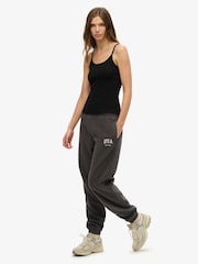 Superdry Grey Athletic Essential Boyfriend 100% Cotton Joggers - Image 1 of 6