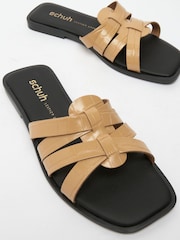 Schuh Tallie Croc Mule Flat Sandals - Image 3 of 4