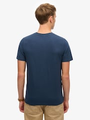 Superdry Blue Lo-fi Outdoor Relaxed 100% Cotton T-Shirt - Image 2 of 7