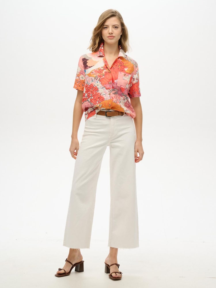 Superdry Pink Beach Resort Shirt - Image 1 of 5
