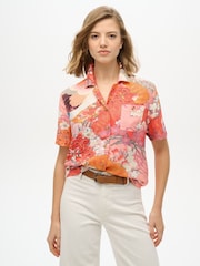 Superdry Pink Beach Resort Shirt - Image 2 of 5