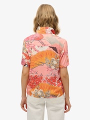 Superdry Pink Beach Resort Shirt - Image 3 of 5