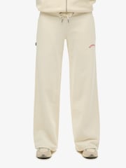 Superdry Essential Logo Wide Leg 100% Cotton Joggers - Imagen 4 de 6