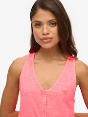 Superdry Pink Beach Jersey Vest Midi Dress - Image 5 of 7