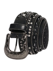 Superdry Black Rhinestone Belt - Image 1 of 1