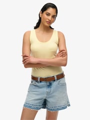 Superdry Yellow Studios Lightweight Racer Vest Top - Image 3 of 6