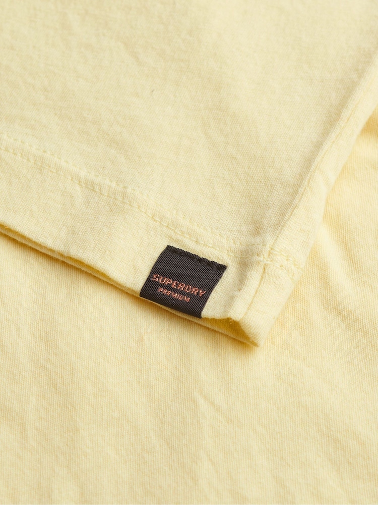 Superdry Yellow Studios Lightweight Racer Vest Top - Image 6 of 6