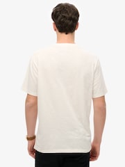 Superdry White The Merchant Store Pocket 100% Cotton T-Shirt - Image 2 of 6