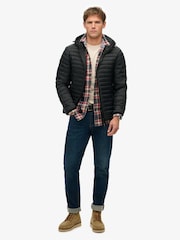 Superdry Black Hooded Fuji Lite Jacket - Image 4 of 6
