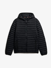 Superdry Black Hooded Fuji Lite Jacket - Image 5 of 6