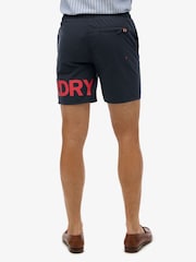 Superdry Blue Graphic 17-Inch Swim Shorts - Image 2 of 7