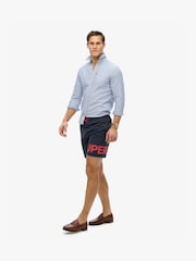 Superdry Blue Graphic 17-Inch Swim Shorts - Image 5 of 7