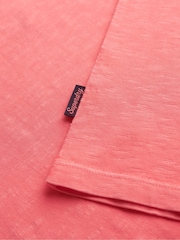 Superdry Pink Essential Logo Garment Dye Vest Top - Image 6 of 6